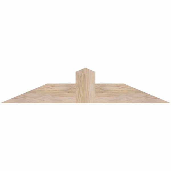 Ekena Millwork Portland Smooth Timber Gable Bracket, Douglas Fir, 48"W x 10"H x 1 1/2"D x 5 1/2"F, 5/12 Pitch GBW048X10X0206POR00SDF - main